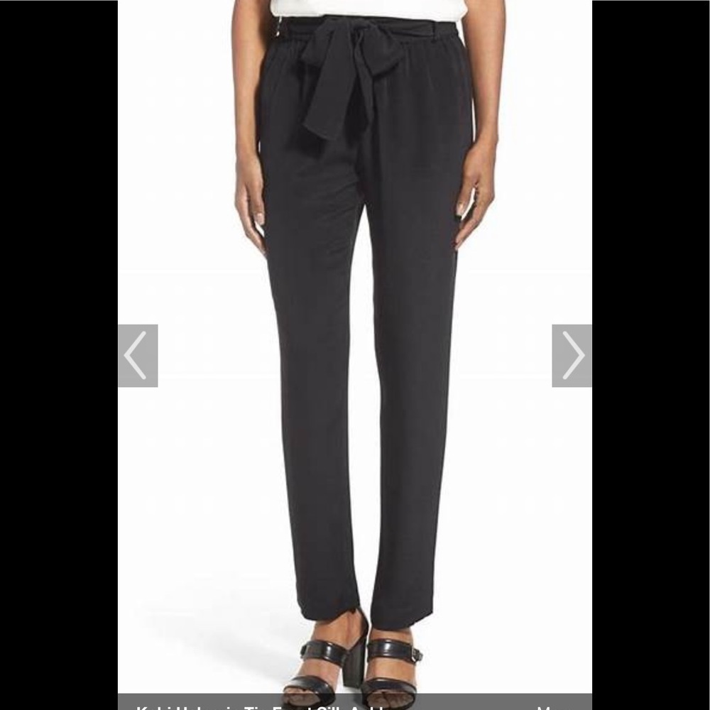 Kobi Halperin black elastic waist pants